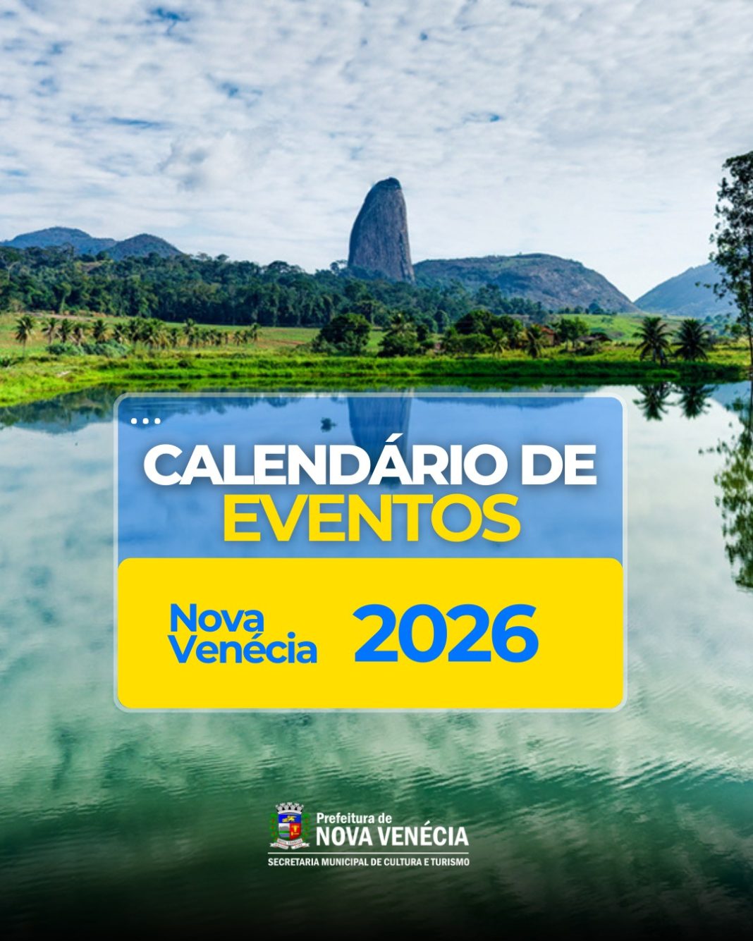 Nova Venécia divulga calendário de eventos para 2026