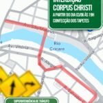 Ruas de Nova Venécia serão interditadas nesta quarta-feira para confecção de tapetes de Corpus Christi